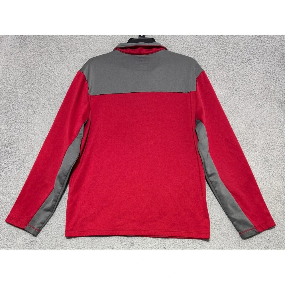 Fanatics Washington State Cougars WSU 1/4 Zip Fleece Lined Sweater Mens Large